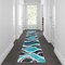 Flash Furniture Turquoise 2' x 11' Ripple Pattern Indoor Area Rug OKR-RG1109-211-TQ-GG - alternate 1